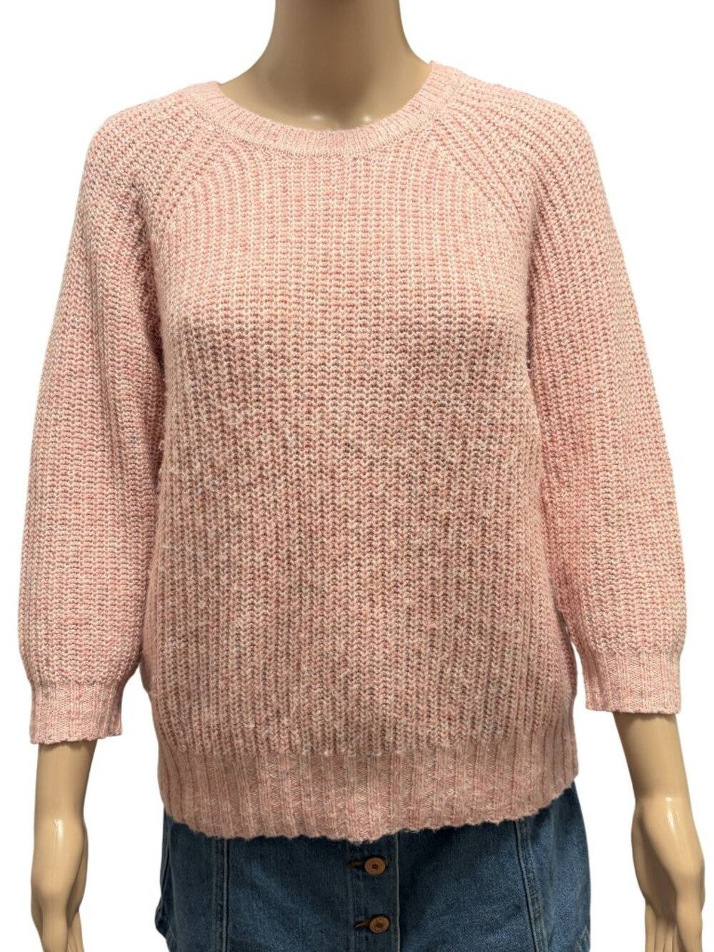 Lucky Brand Pink Sweater Wool Blend Size Medium